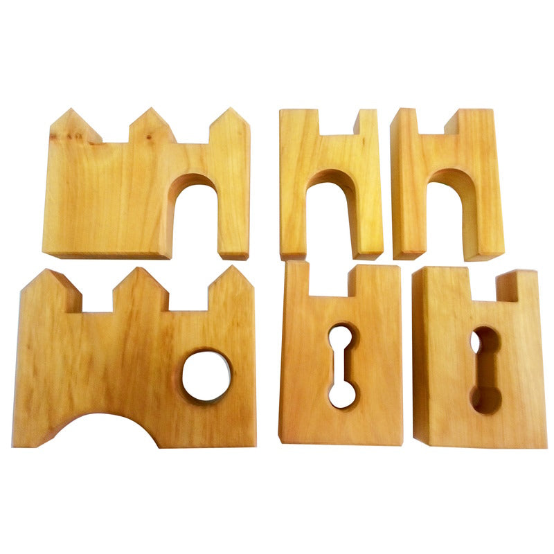 Bauspiel | Castle Building Block Extension Set 6 Pieces