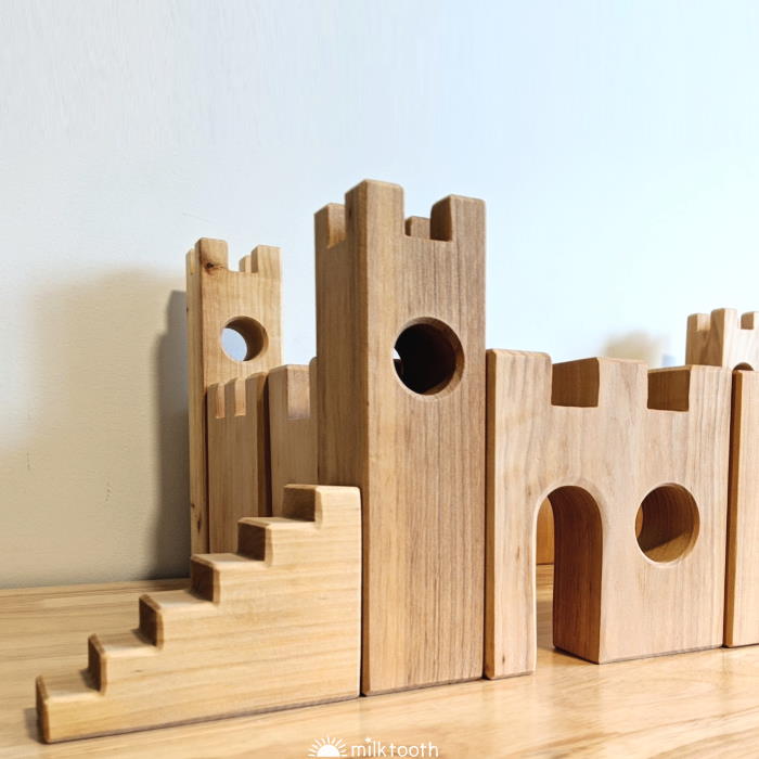 Bauspiel | Castle Building Block Extension Set 6 Pieces