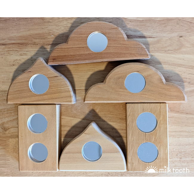 Bauspiel | Mirror Blocks | 12 Blocks