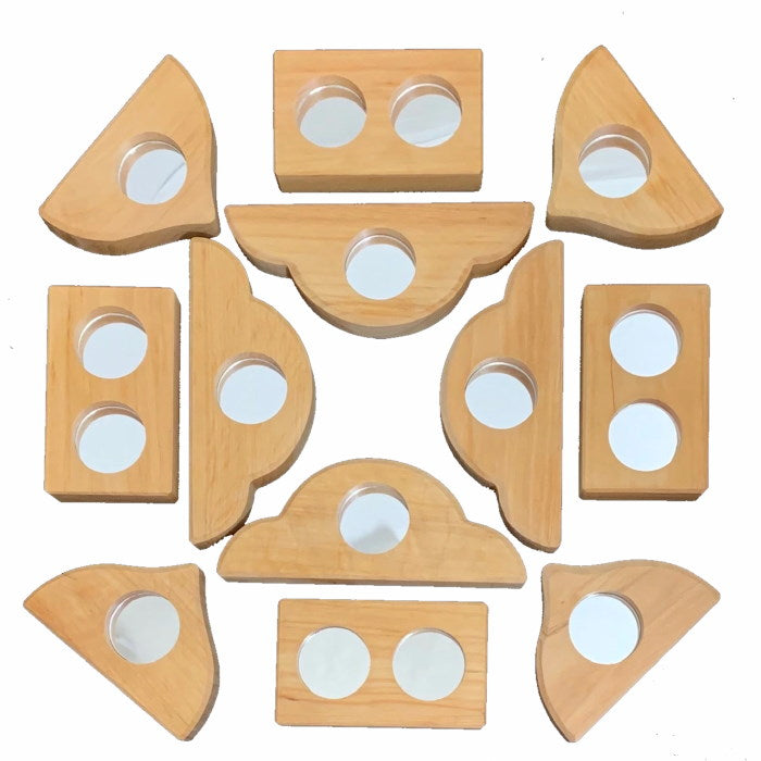 Bauspiel | Mirror Blocks | 12 Blocks