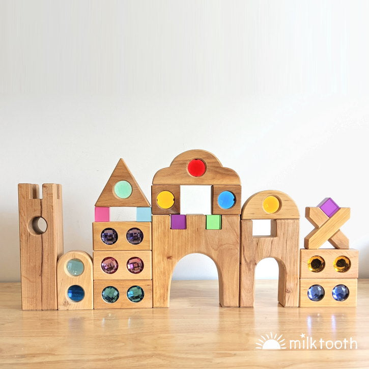 Bauspiel | Castle Building Block Set 16 Pieces