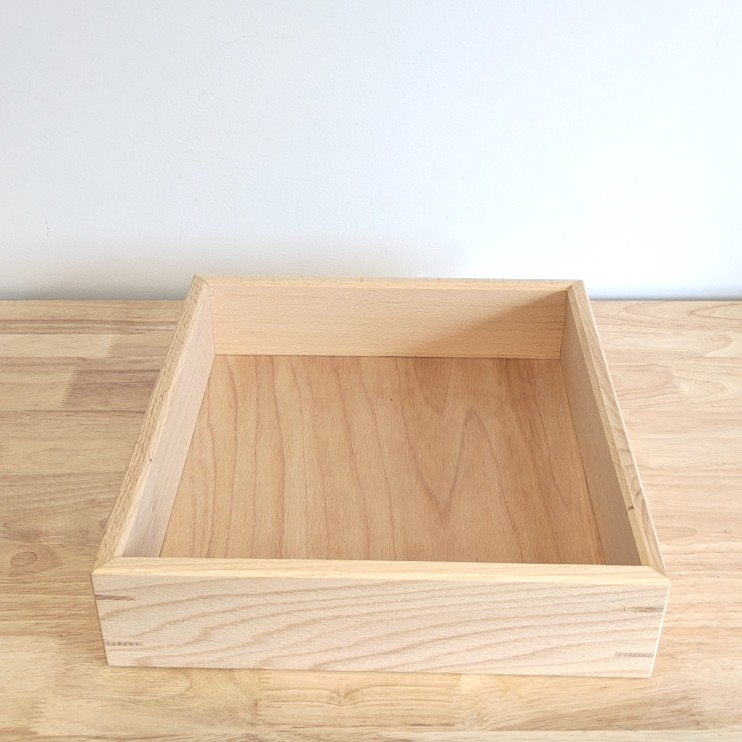 Bauspiel | Grids Natural | 12 Blocks with Tray
