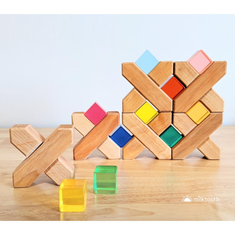 Bauspiel | X Blocks 32 with Tray