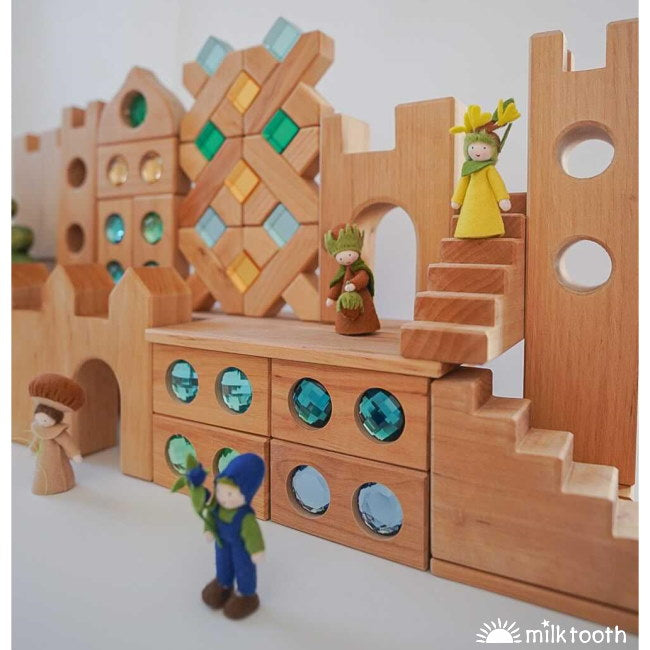 Bauspiel | Castle Building Block Set 10 Pieces