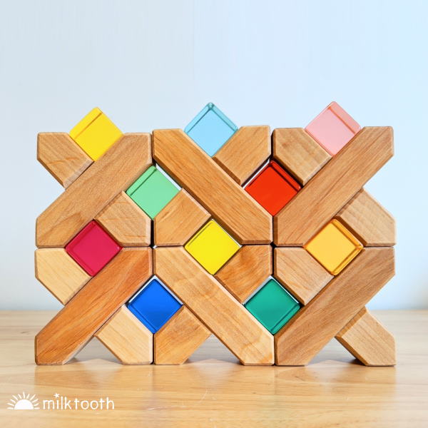 Bauspiel | X Blocks 32 with Tray