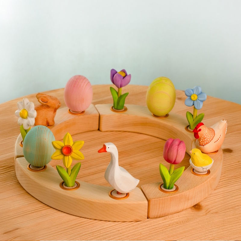 Bumbu Toys | Celebration Ring Ornament | Blue Egg