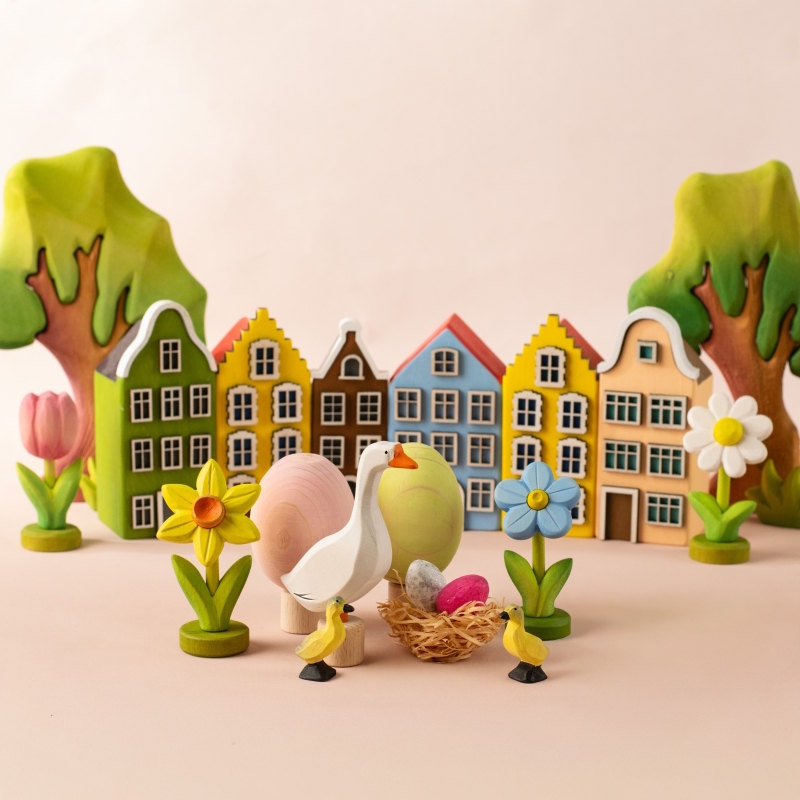 Bumbu Toys | Green Flower Stand