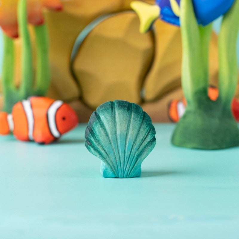 Bumbu Toys | Green Seashell
