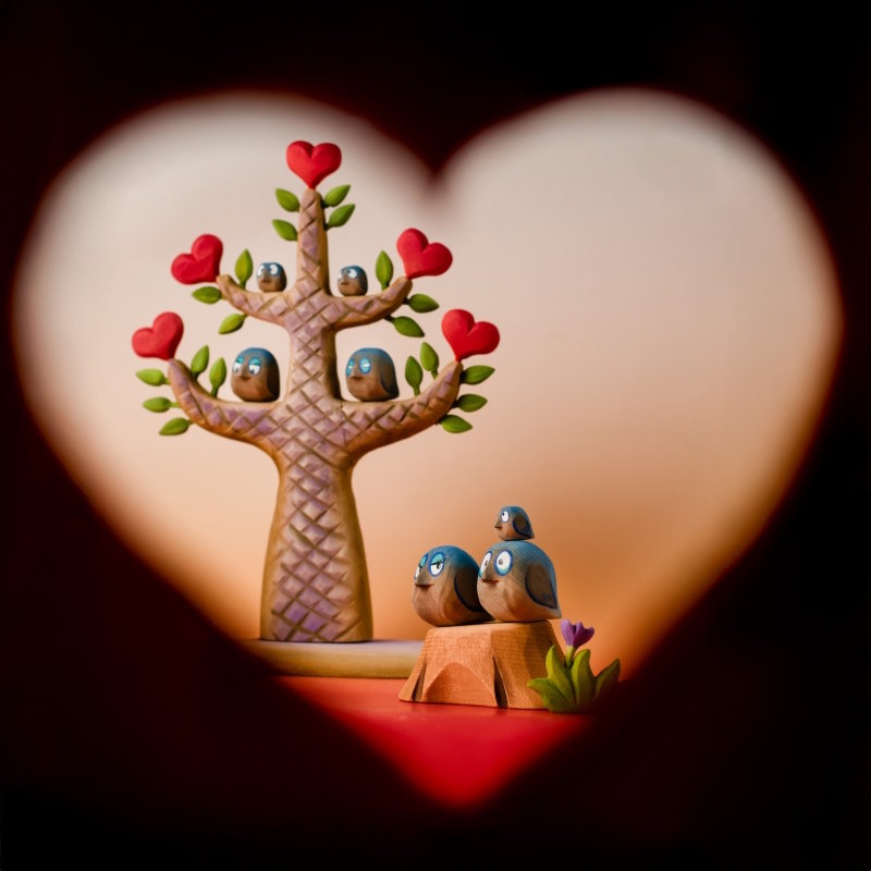 Bumbu Toys | Love Chirps Birds Small Set of 2