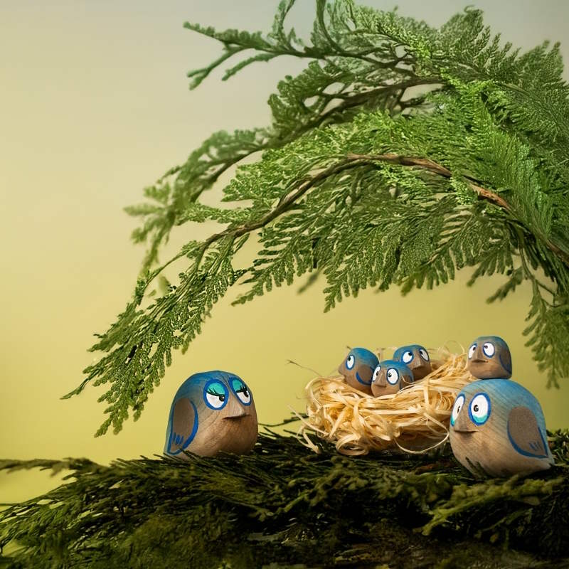 Bumbu Toys | Love Chirps Birds Small Set of 2