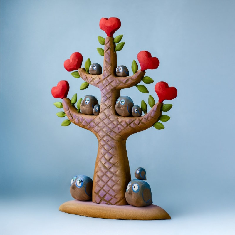 Bumbu Toys | Love Chirps Birds Small Set of 2