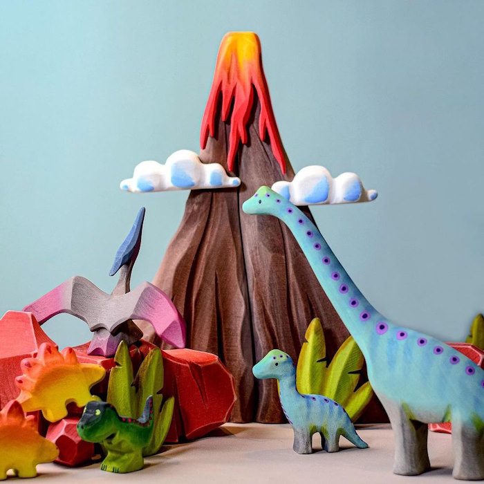 Bumbu Toys | Volcano with Lava & Clouds