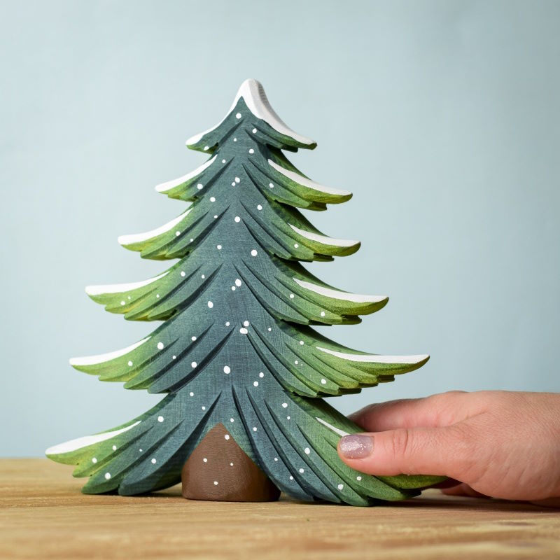 Bumbu Toys | Snowy Fir Tree Large