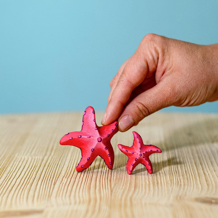 Bumbu Toys | Red Starfish Set of 2