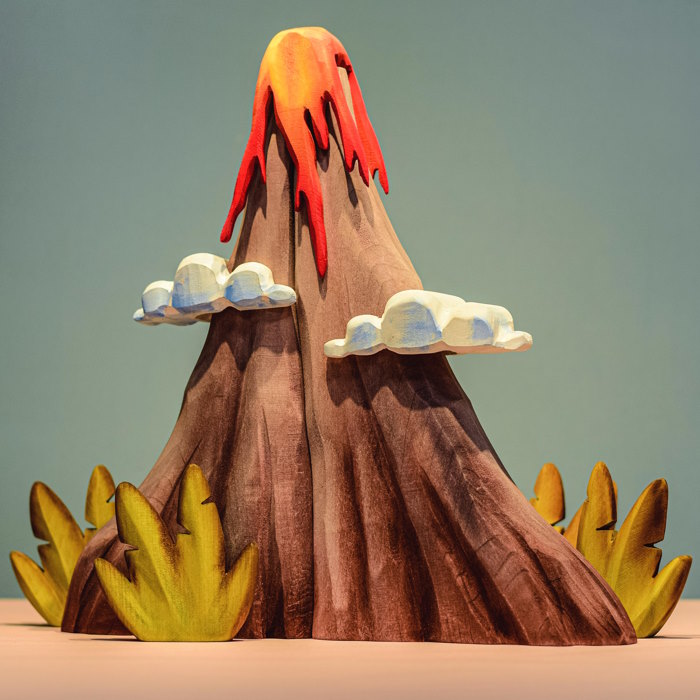 Bumbu Toys | Volcano with Lava & Clouds