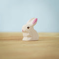 Bumbu Toys | White Baby Rabbit Sitting
